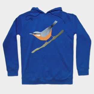 Nuthatch digital Hoodie